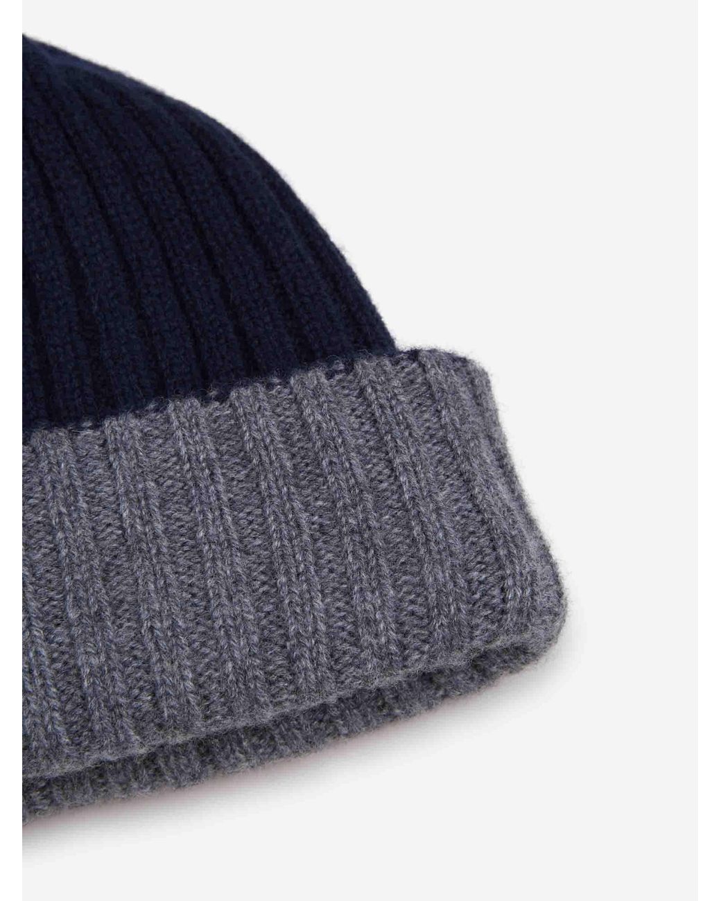Fedeli Blue Double Bicolor Hat for men