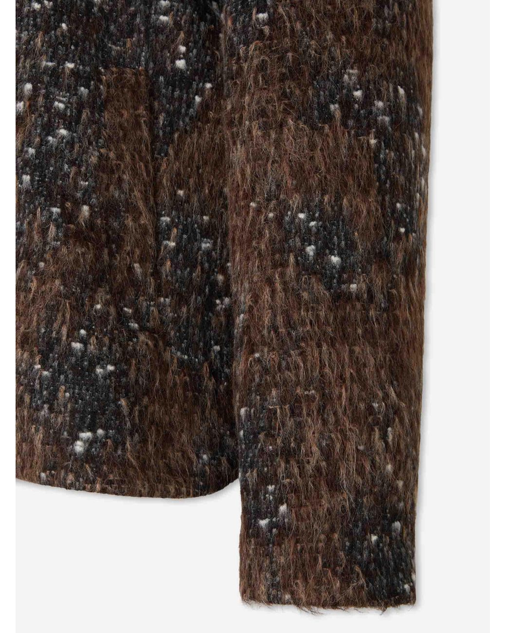 Peserico Brown Casual Wool Jacket