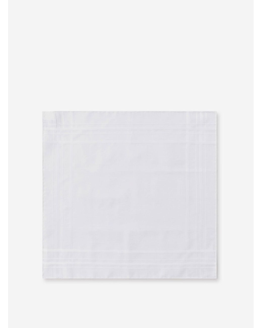 Simonnot Godard White Silk Handkerchief Pack for men