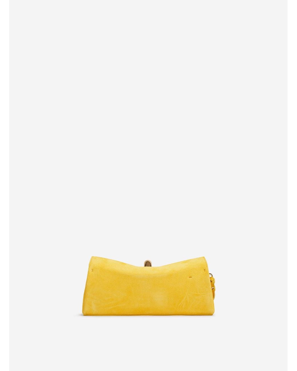 Jacquemus Yellow Le Valérie Clutch Bag