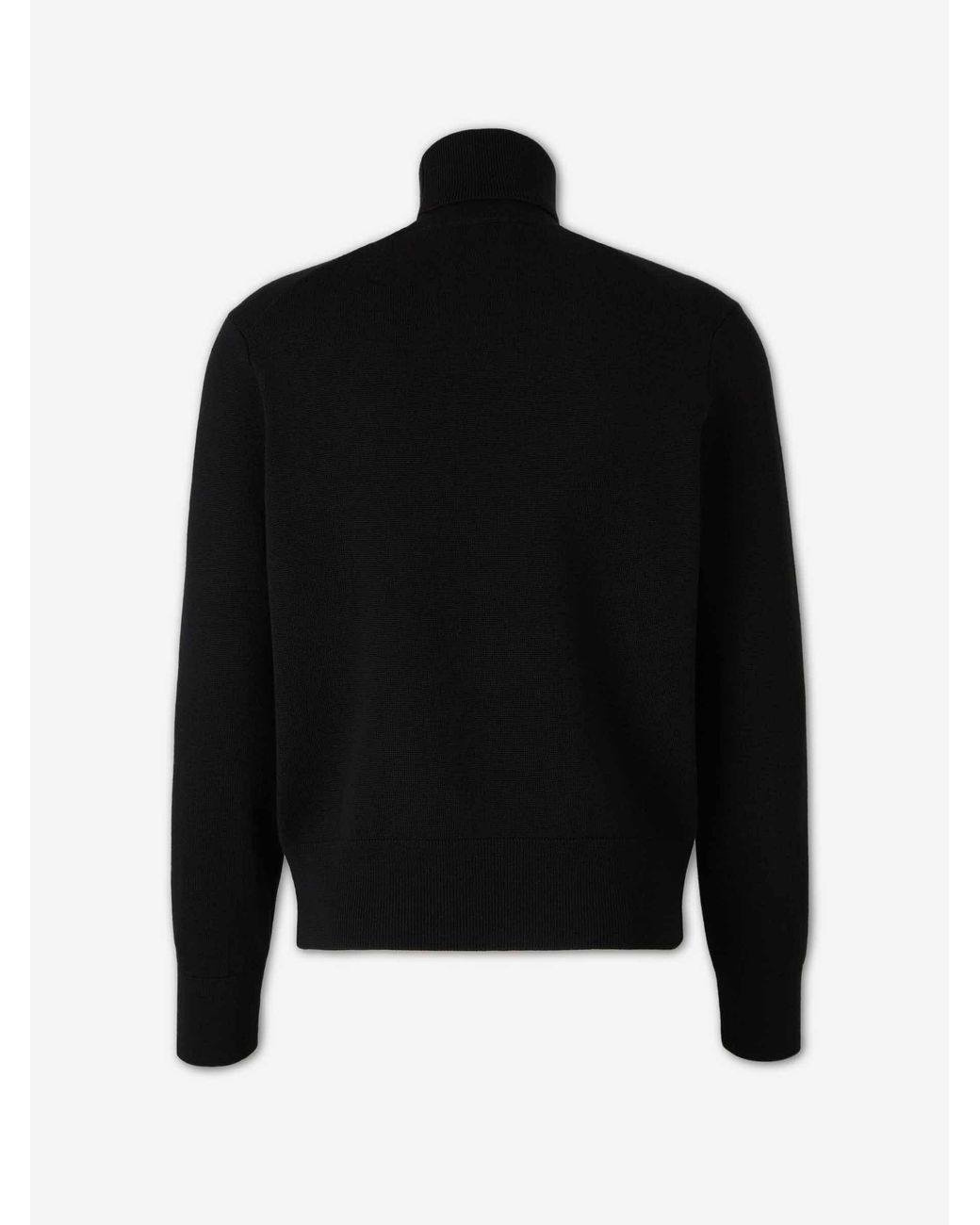 AMI Black Turtleneck Sweater for men