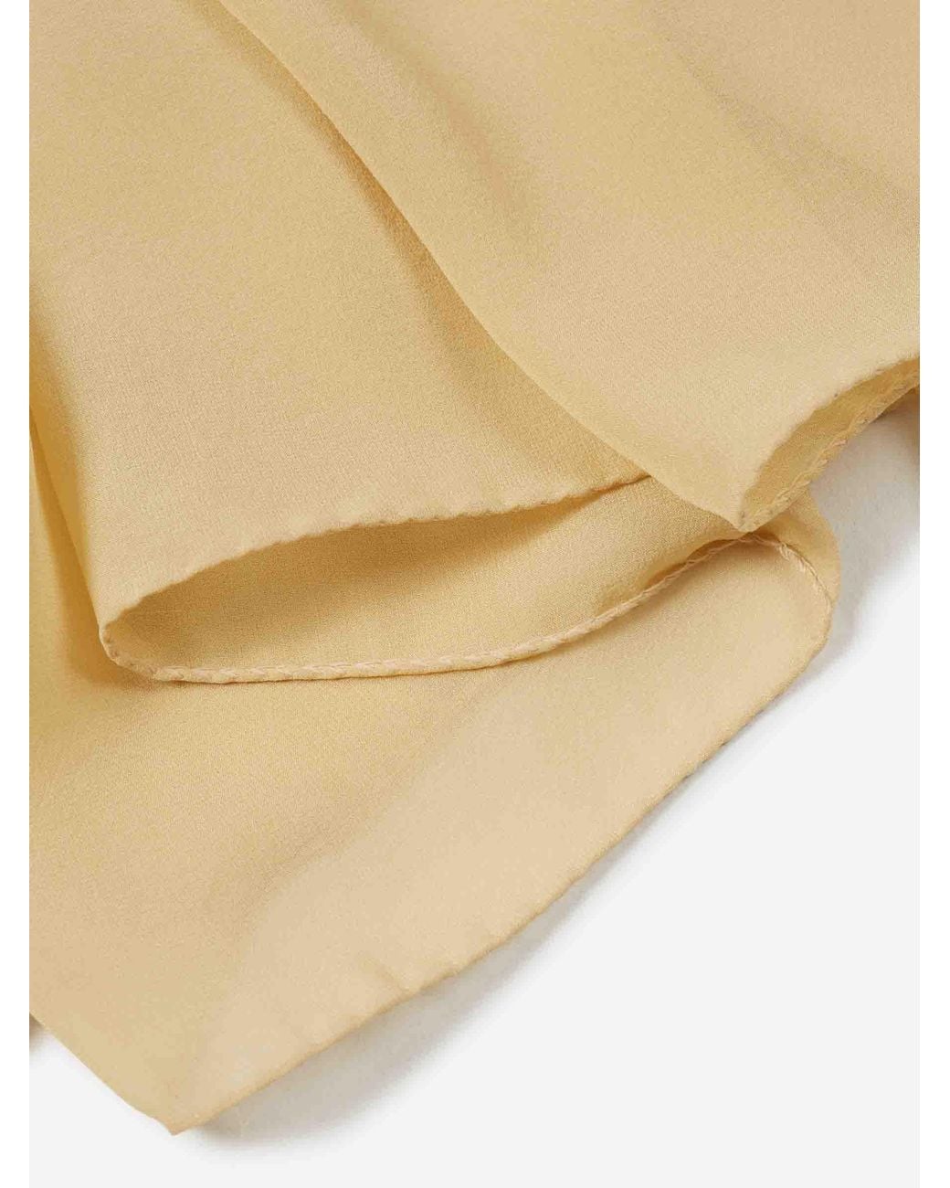 Santa Eulalia Natural Plain Silk Scarf