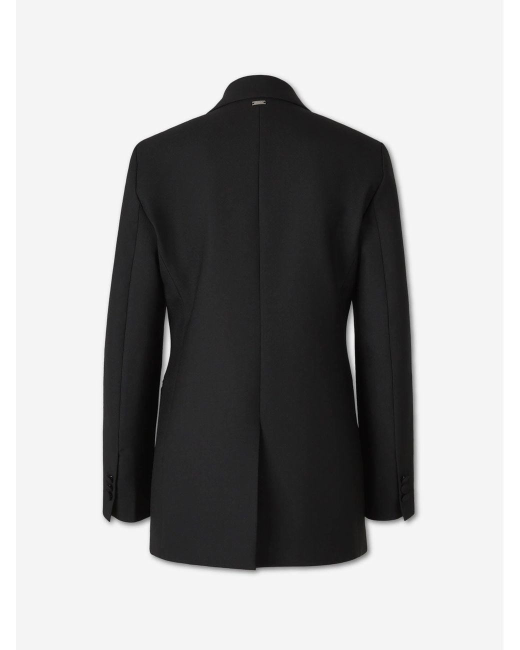 Herno Black Double-Breasted Blazer