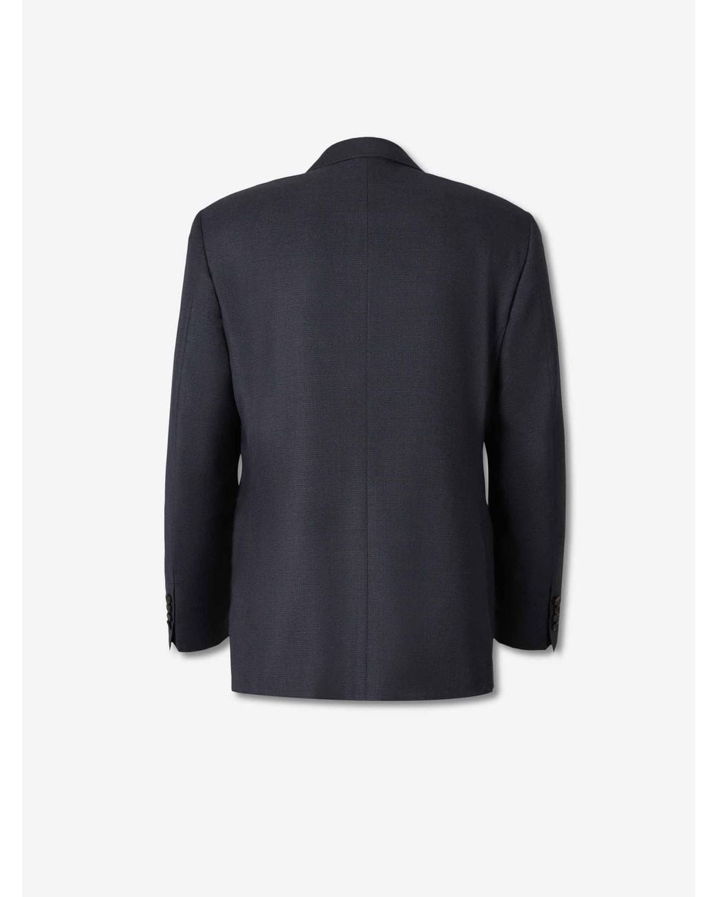 Canali Blue Straight Wool Suit for men