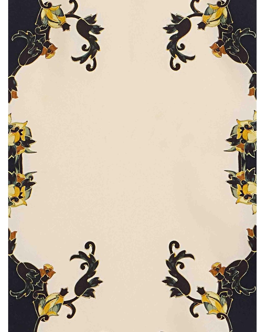 LaDoubleJ White Diamond Printed Handkerchief