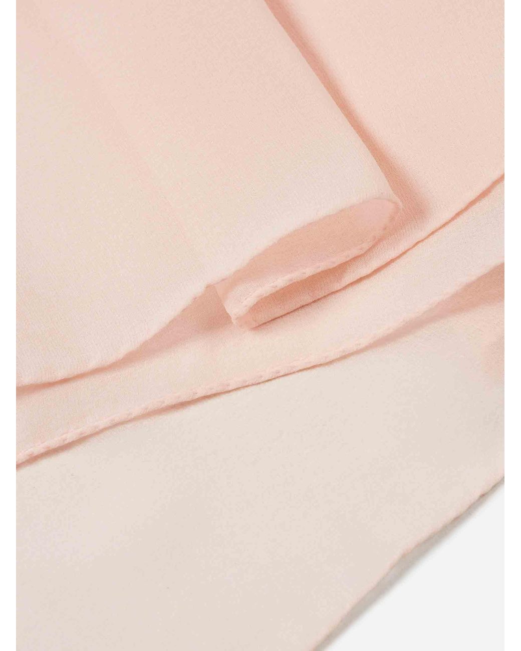 Santa Eulalia Pink Plain Silk Scarf