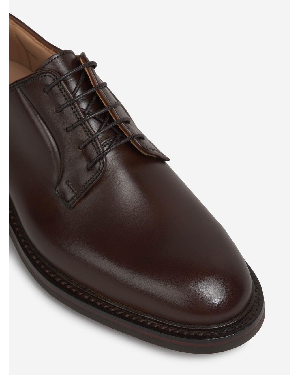 Crockett and Jones Brown Lanark 3 Shoes for men