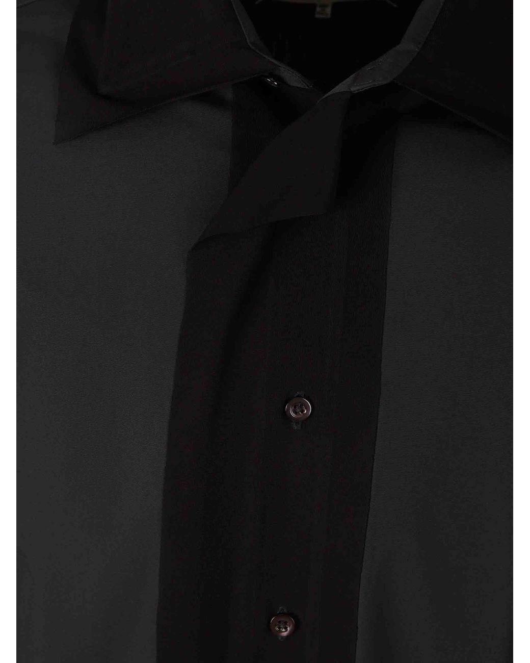 Maison Margiela Black Cupro Cotton Shirt for men