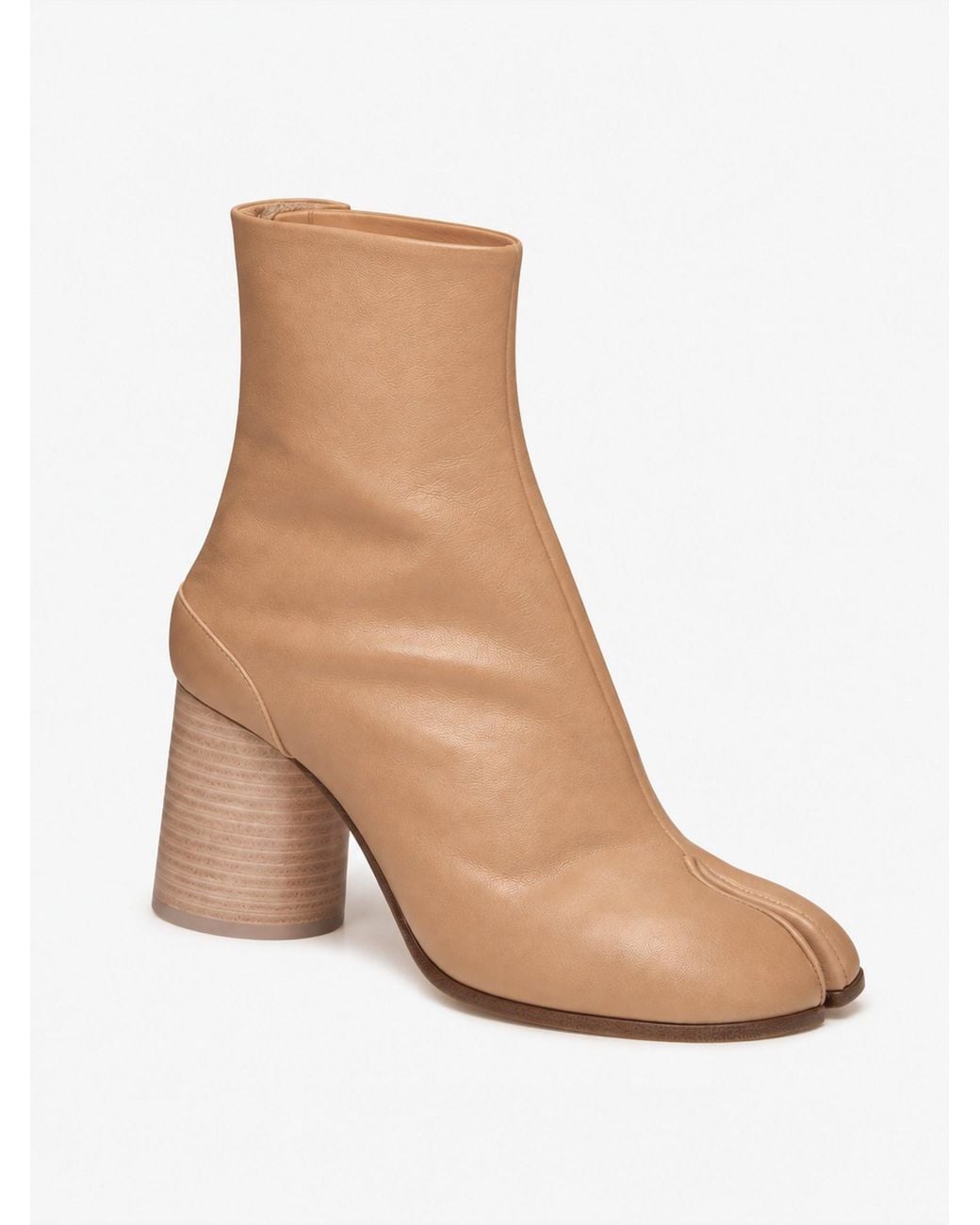 Maison Margiela Natural Tabi Leather Boots