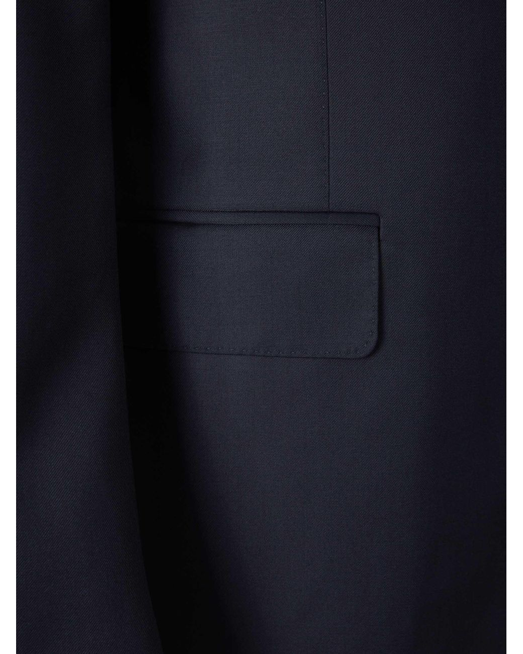Canali Blue Plain Wool Suit for men