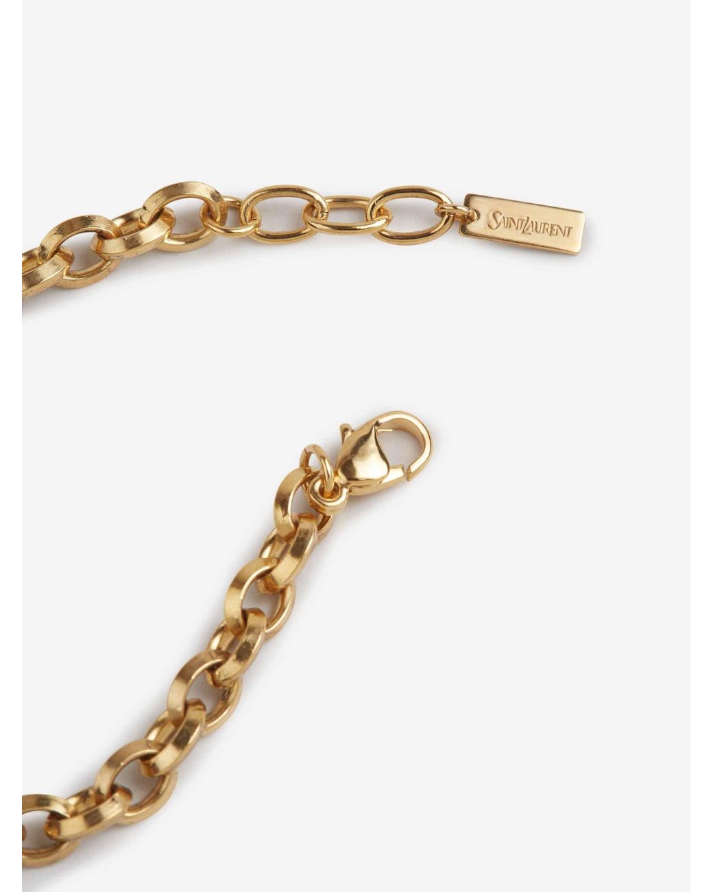 Saint Laurent Multicolor Metal Chain Bracelet