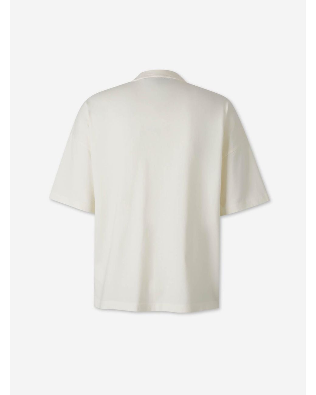 Palm Angels White Short Sleeve T-Shirt for men
