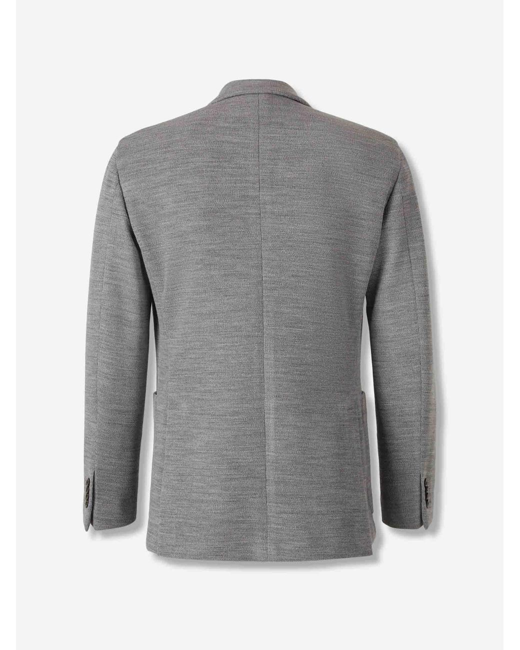 Boglioli Gray Contemporary Cut Blazer for men