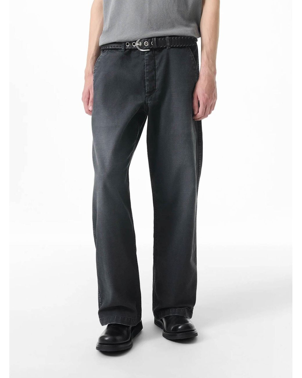 Our Legacy Black Cotton Straight Leg Trousers for men