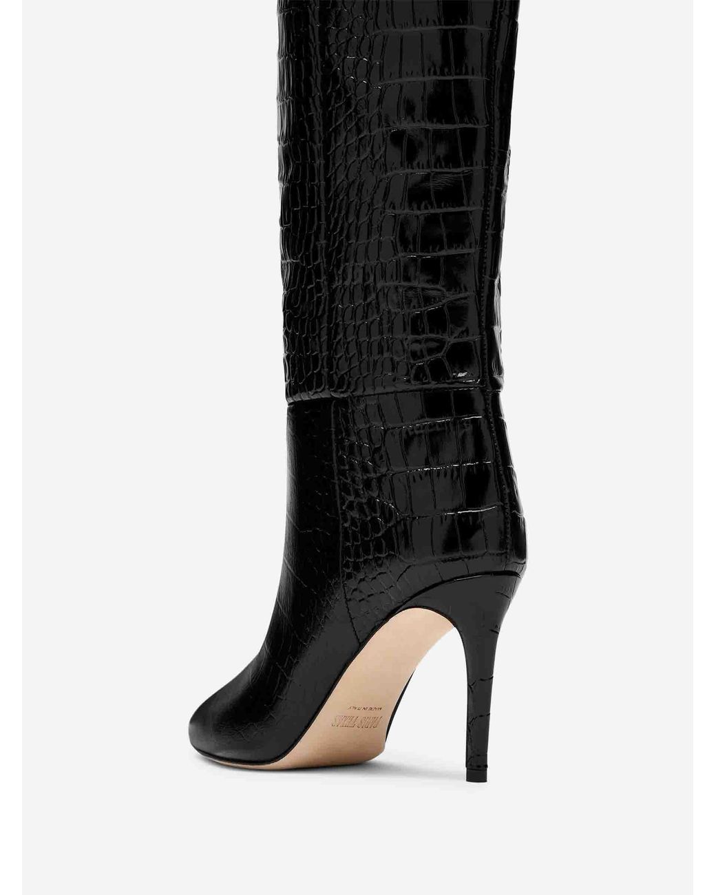 Paris Texas Black Stiletto Boots 85