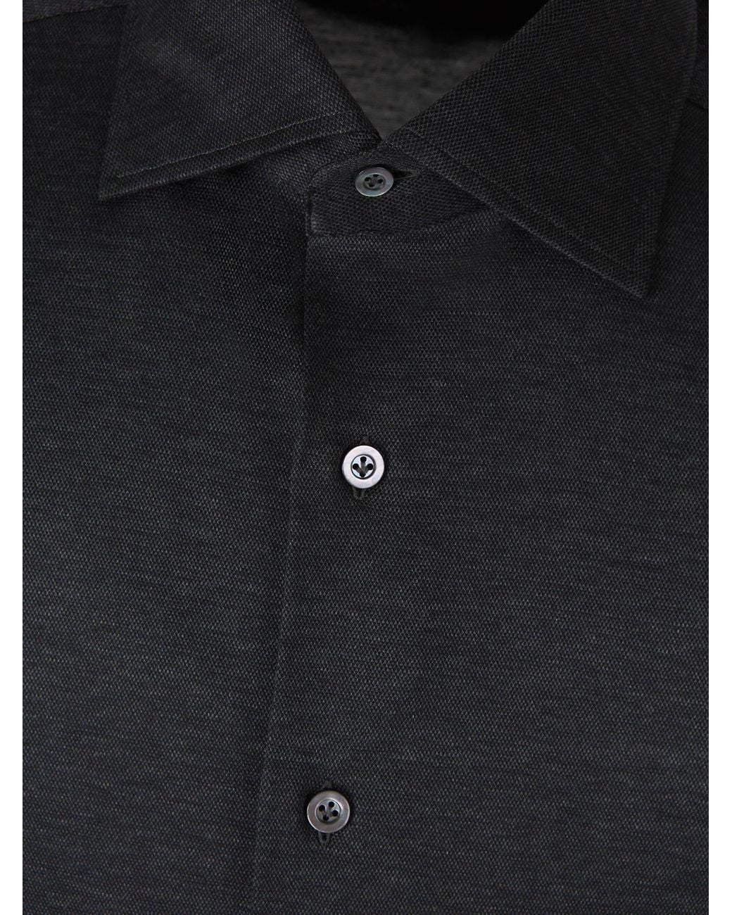 Fray Black Plain Cotton Shirt for men