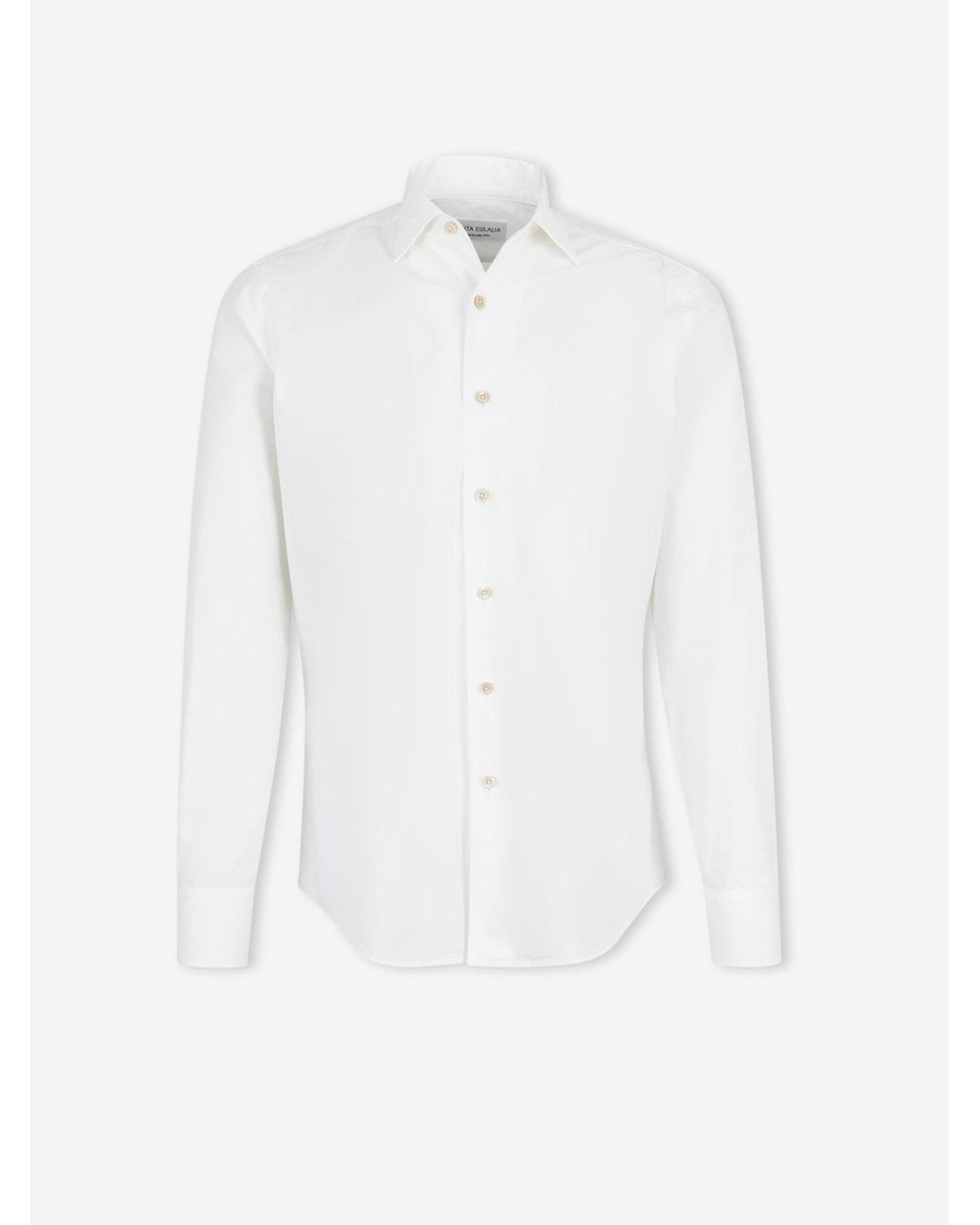 Santa Eulalia White Plain Shirt for men