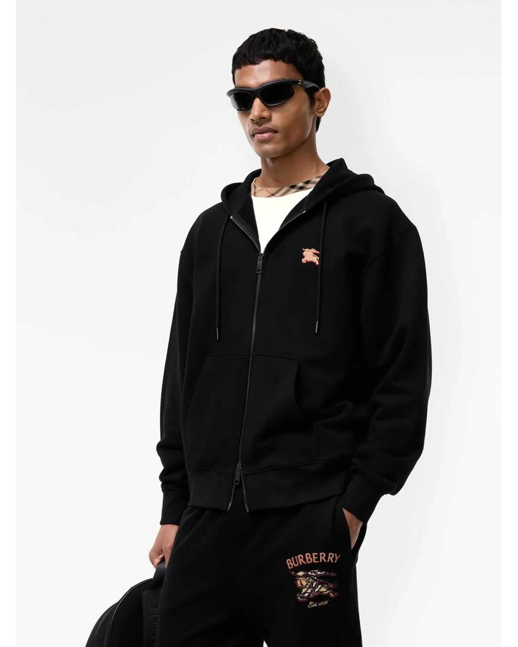 Burberry Black Logo Sweatshirt for men