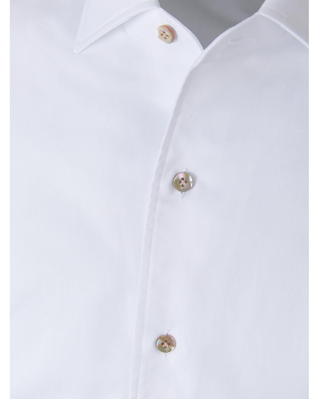 Santa Eulalia White Royal Oxford Shirt for men