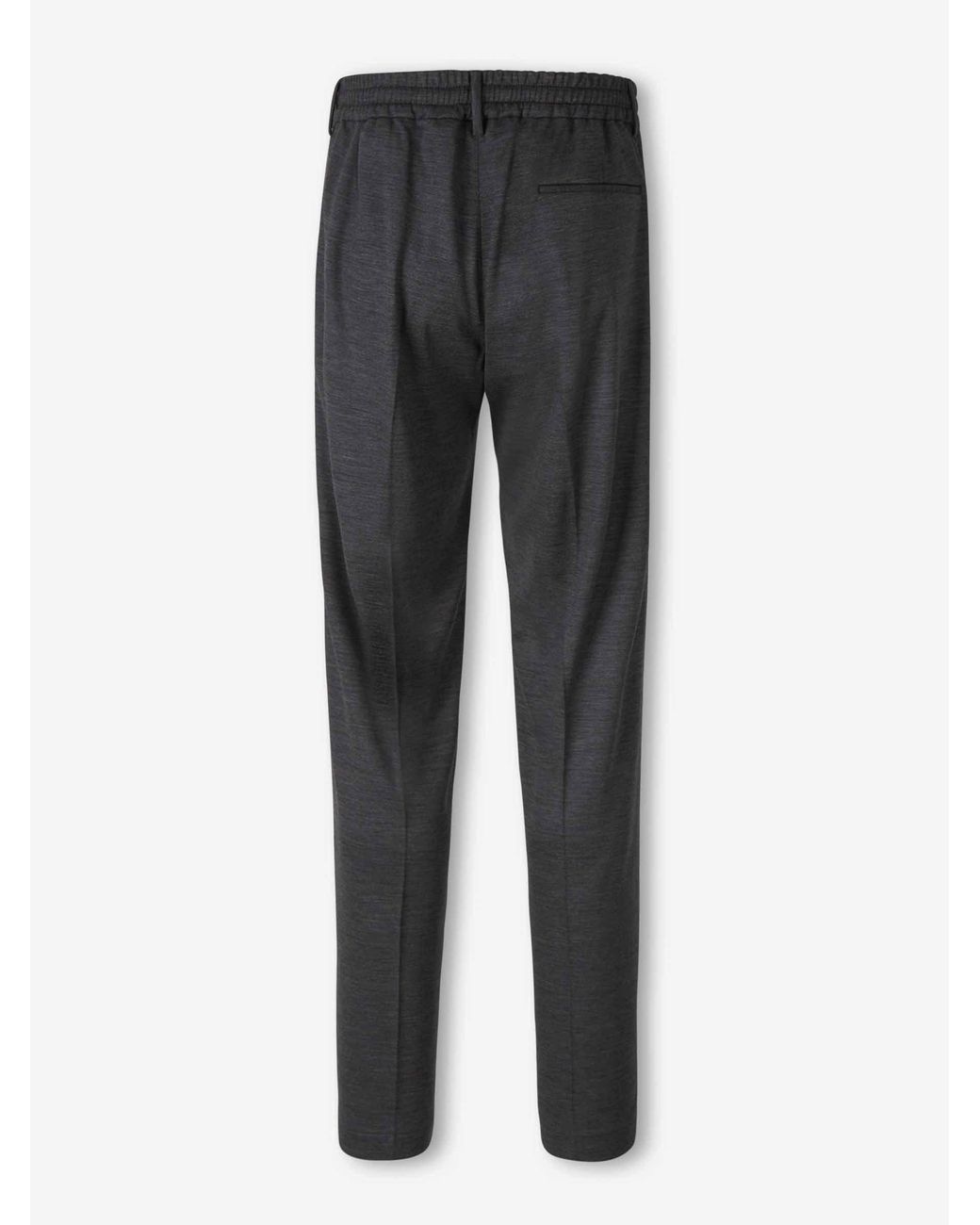 Santa Eulalia Gray Elastic Waist Trousers for men