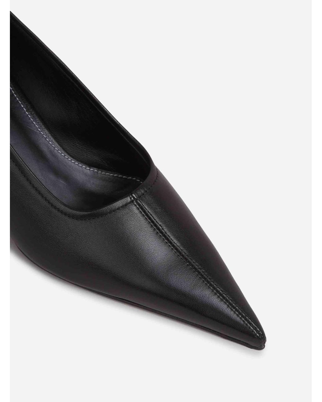 Totême  Black Wedge Shoes Leather