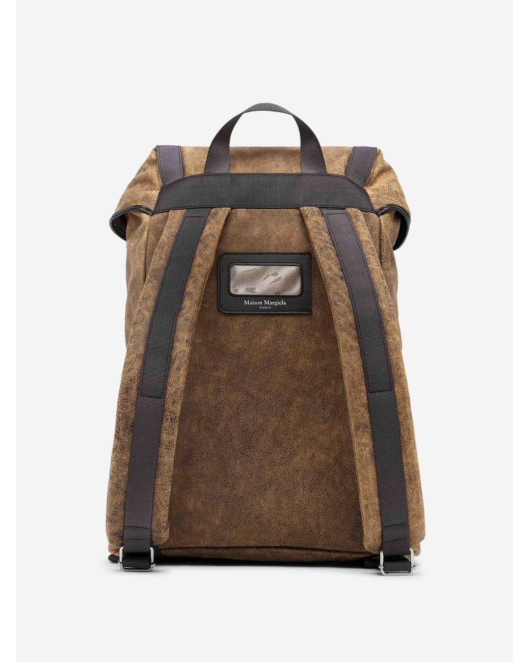 Maison Margiela Brown Medium High Tech Backpack for men