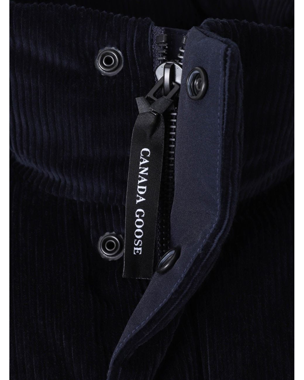 Canada Goose Blue Short Feathered Down Jacket for men