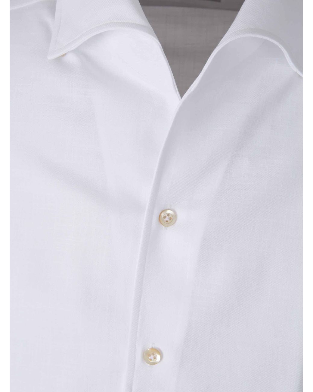 Santa Eulalia White Plain Shirt for men