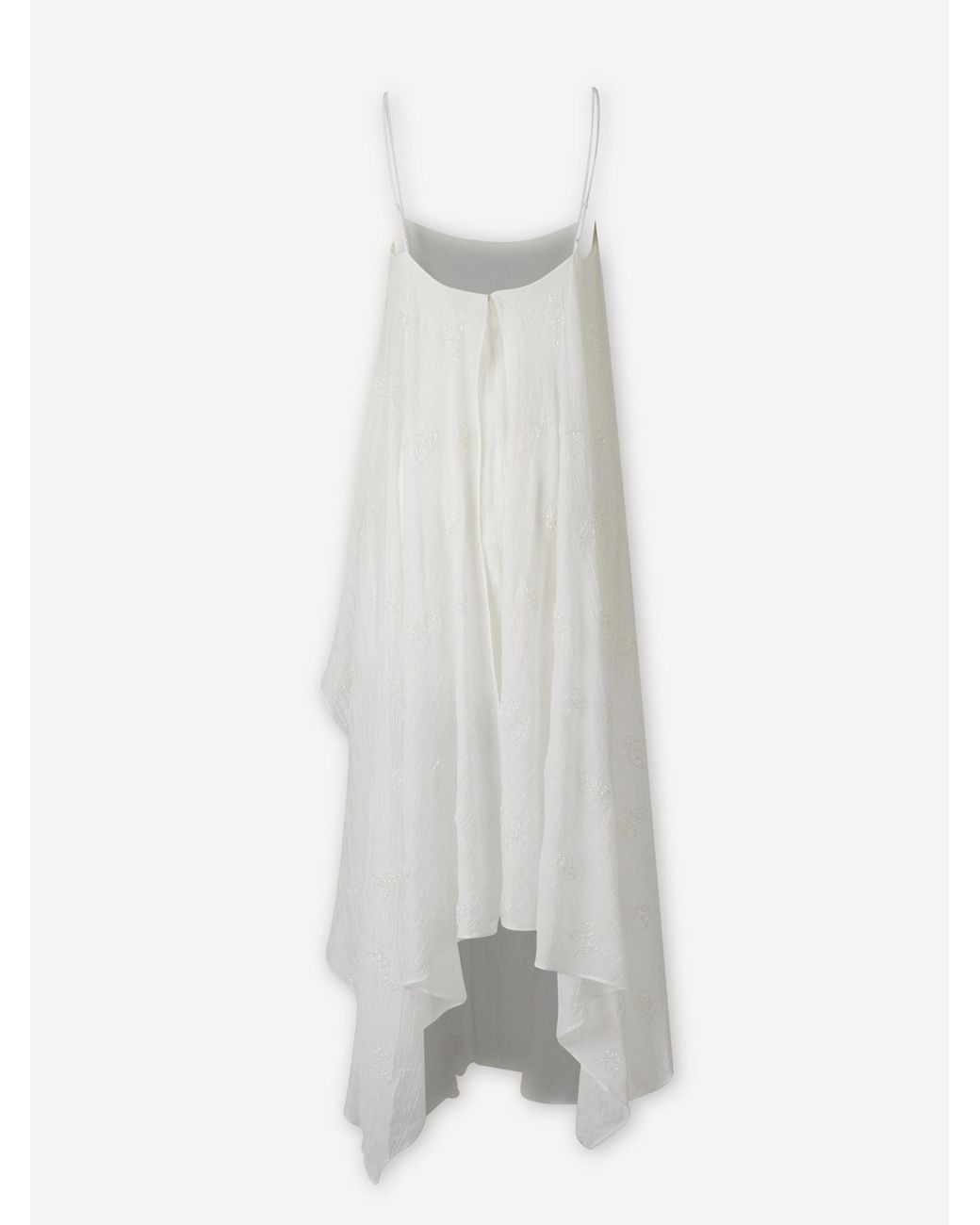 Staud White Valencia Mini Dress
