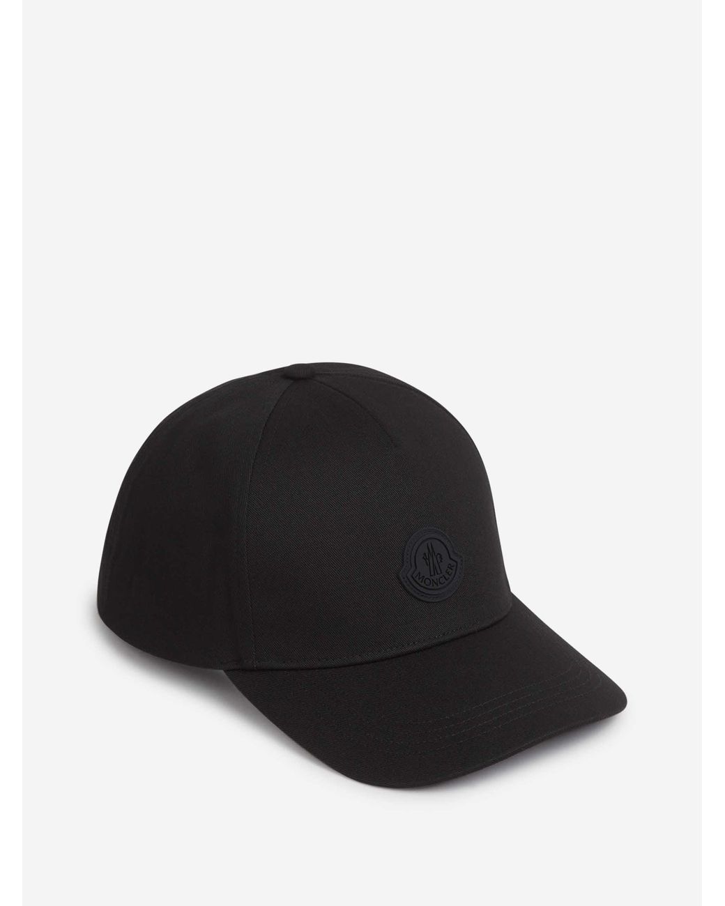 Gorra Baseball Logo Moncler de hombre de color Black