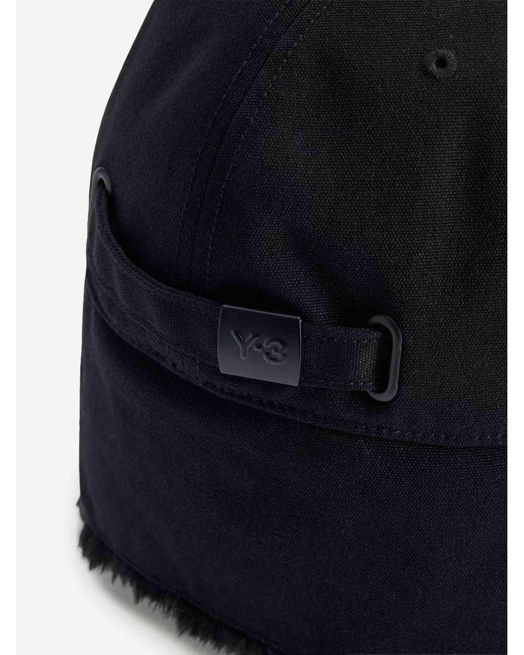Y-3 Black Y-3 Cap for men
