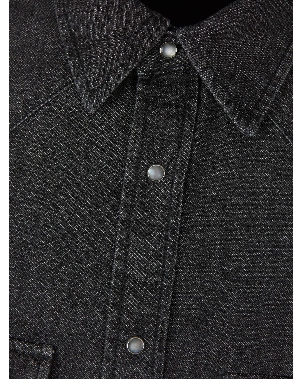 Jacob Cohen Black Plain Cotton Shirt for men