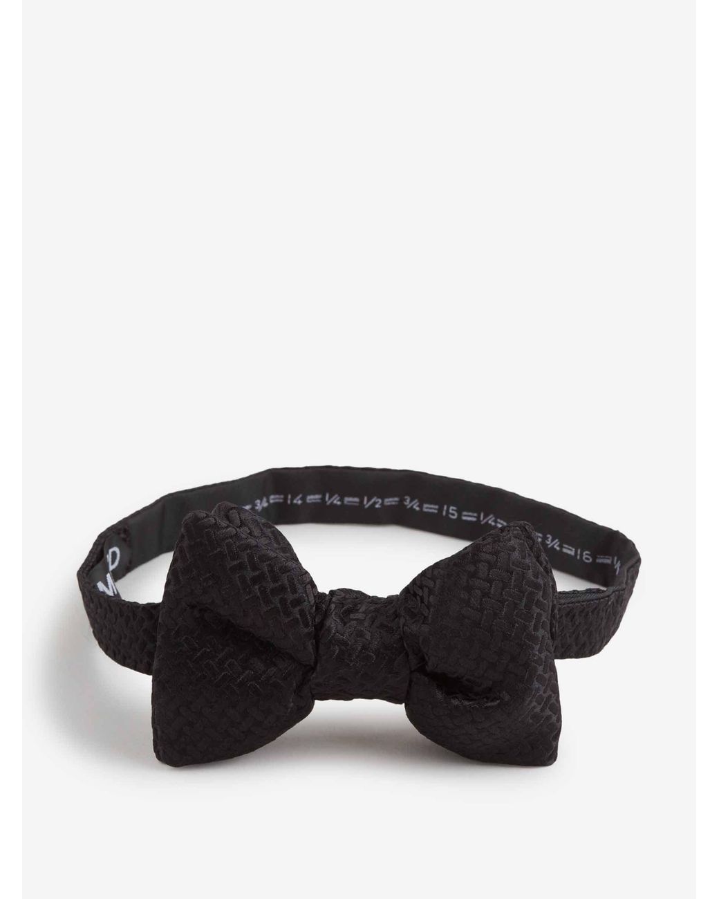 Tom Ford Black Textured Silk Bow Tie for men