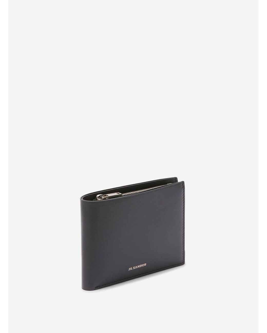 Jil Sander Black Calfskin Wallet for men