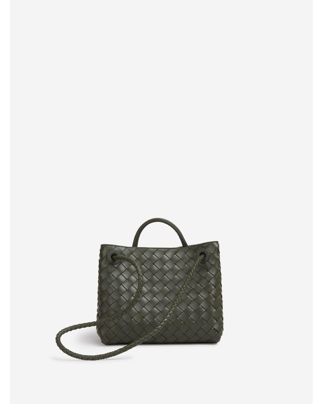 Bottega Veneta Green Small Andiamo Bag