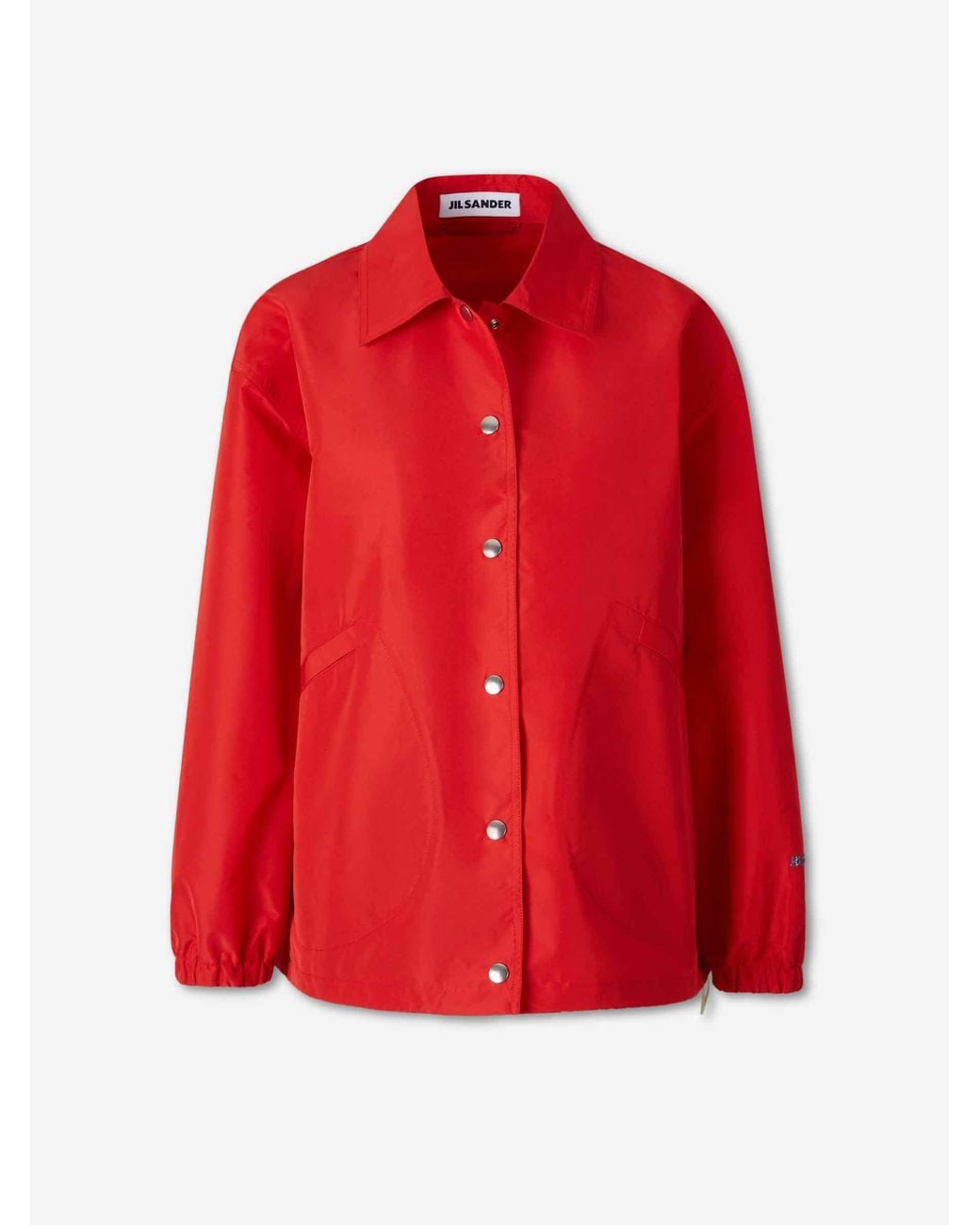 Jil Sander Red Casual Technical Jacket