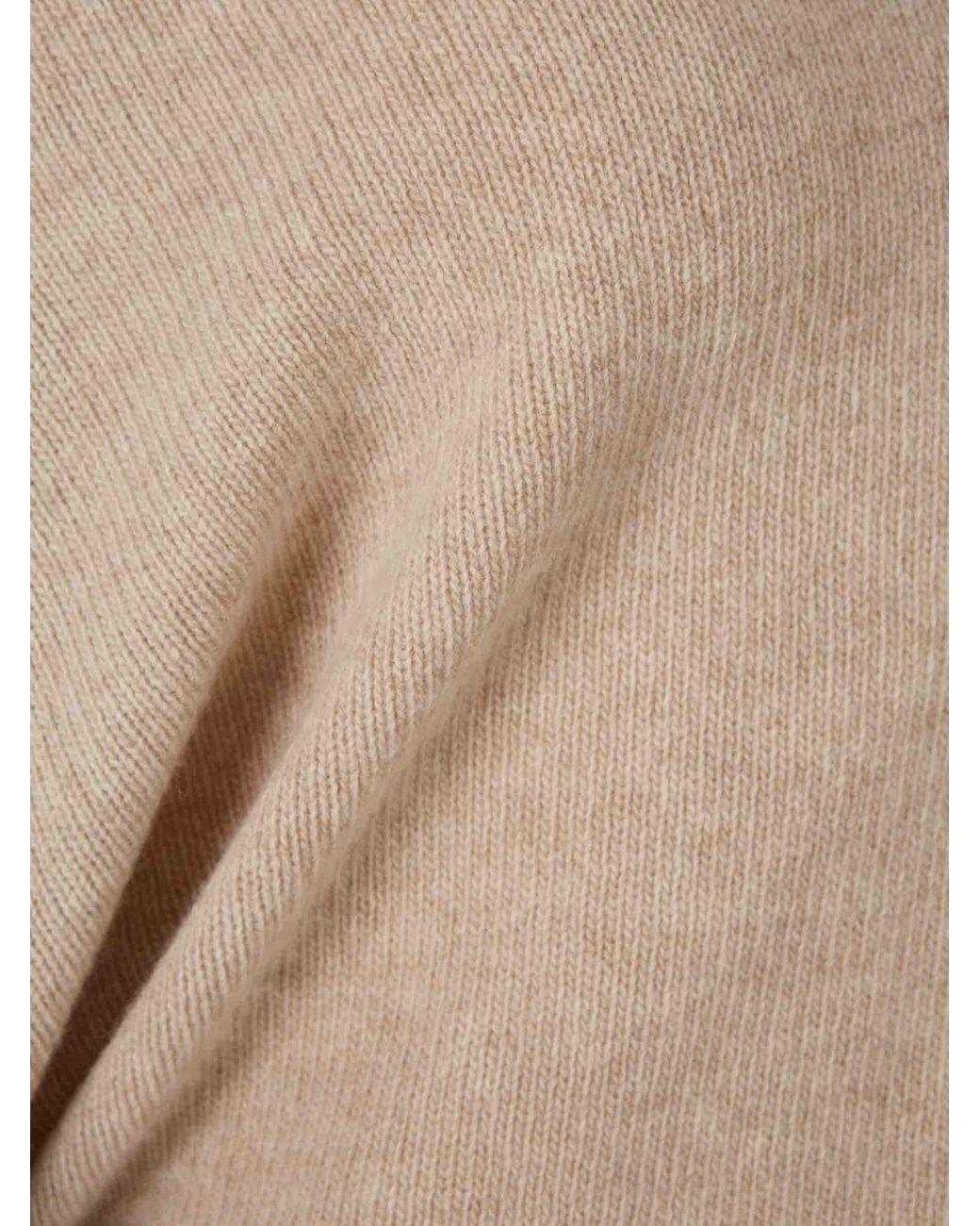 The Attico Natural Wool Sweater With Layered Effect