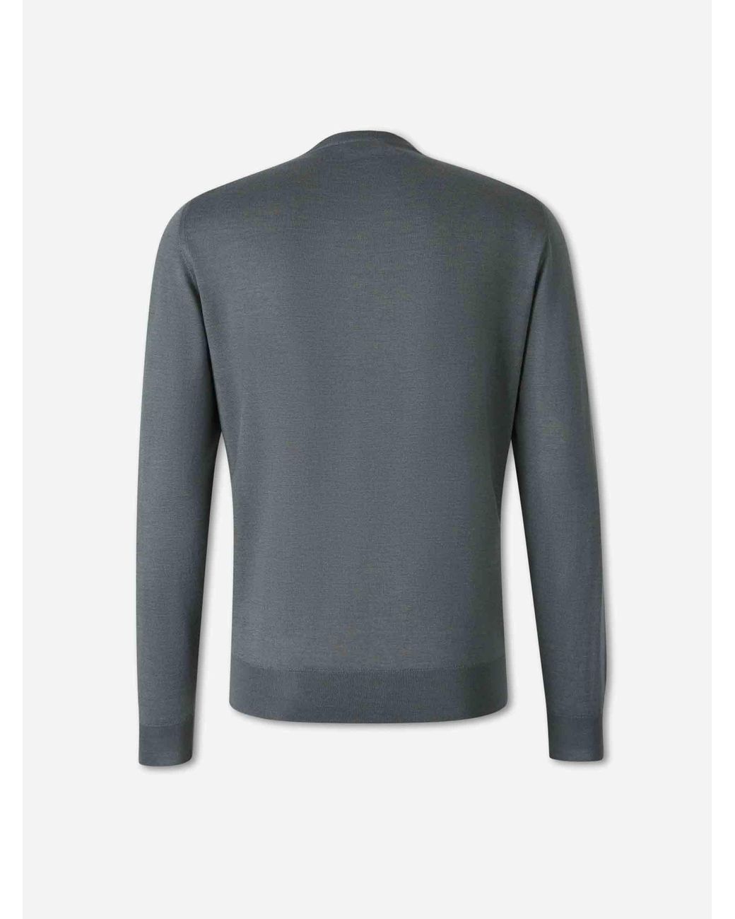 Santa Eulalia Blue V-Neck Sweater for men
