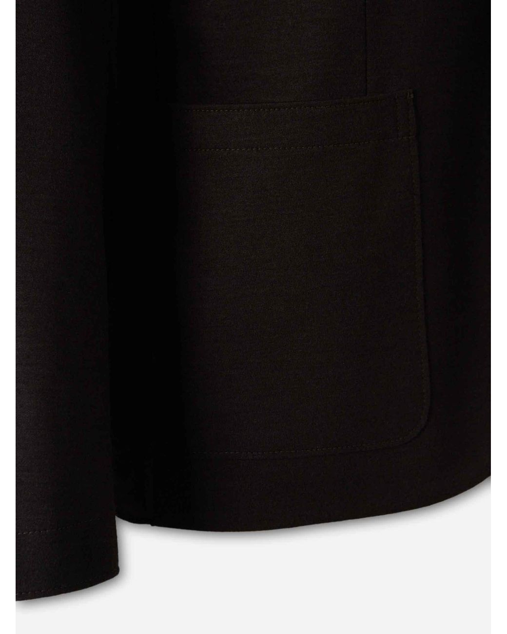 Harris Wharf London Black Blazer Mao Straight for men
