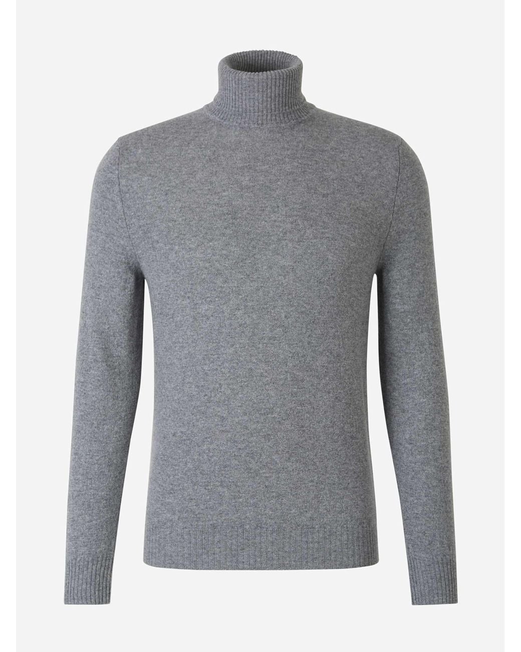 Santa Eulalia Gray Turtleneck Sweater for men