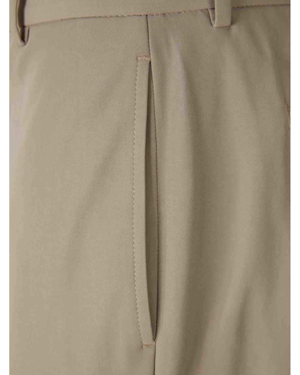 PT Torino Natural Technical Straight Trousers for men