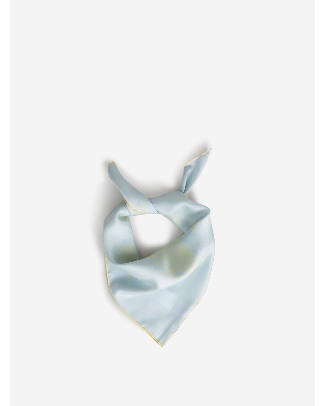 Jacquemus Blue Fular Seda Estampado By
