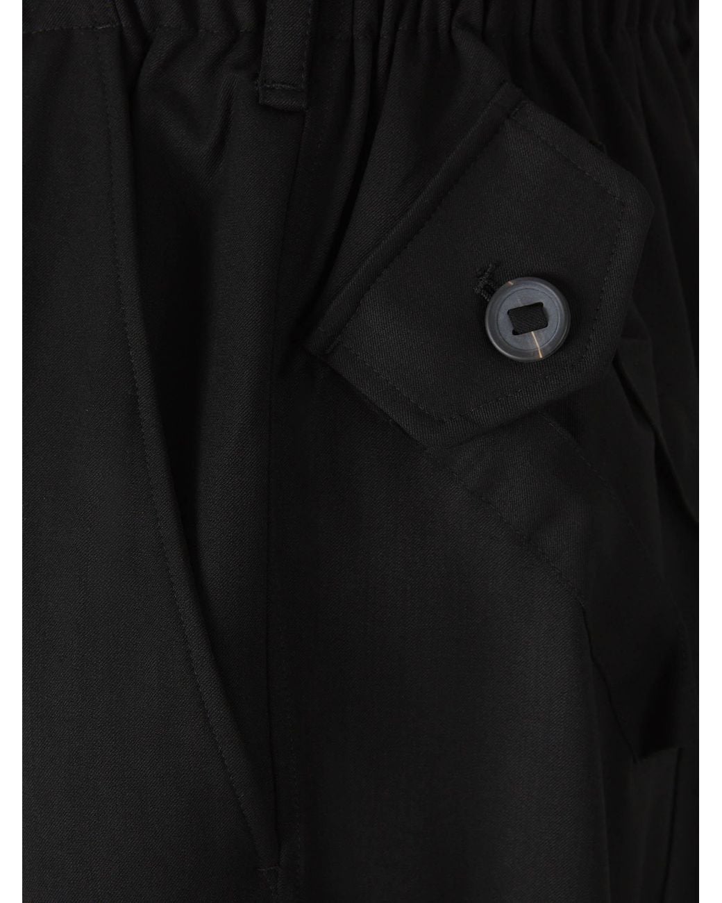Y-3 Black Casual Pants With Pockets for men