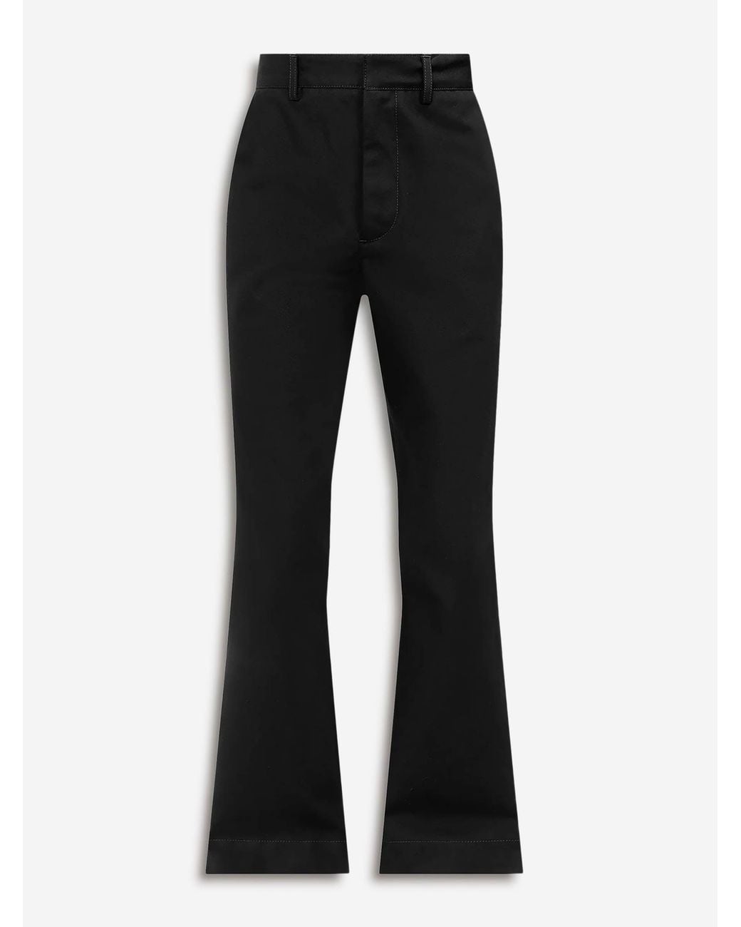 Amiri Black Flared Logo Pants for men