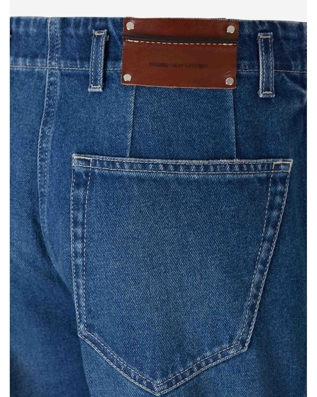 Dries Van Noten Blue Flared Jeans