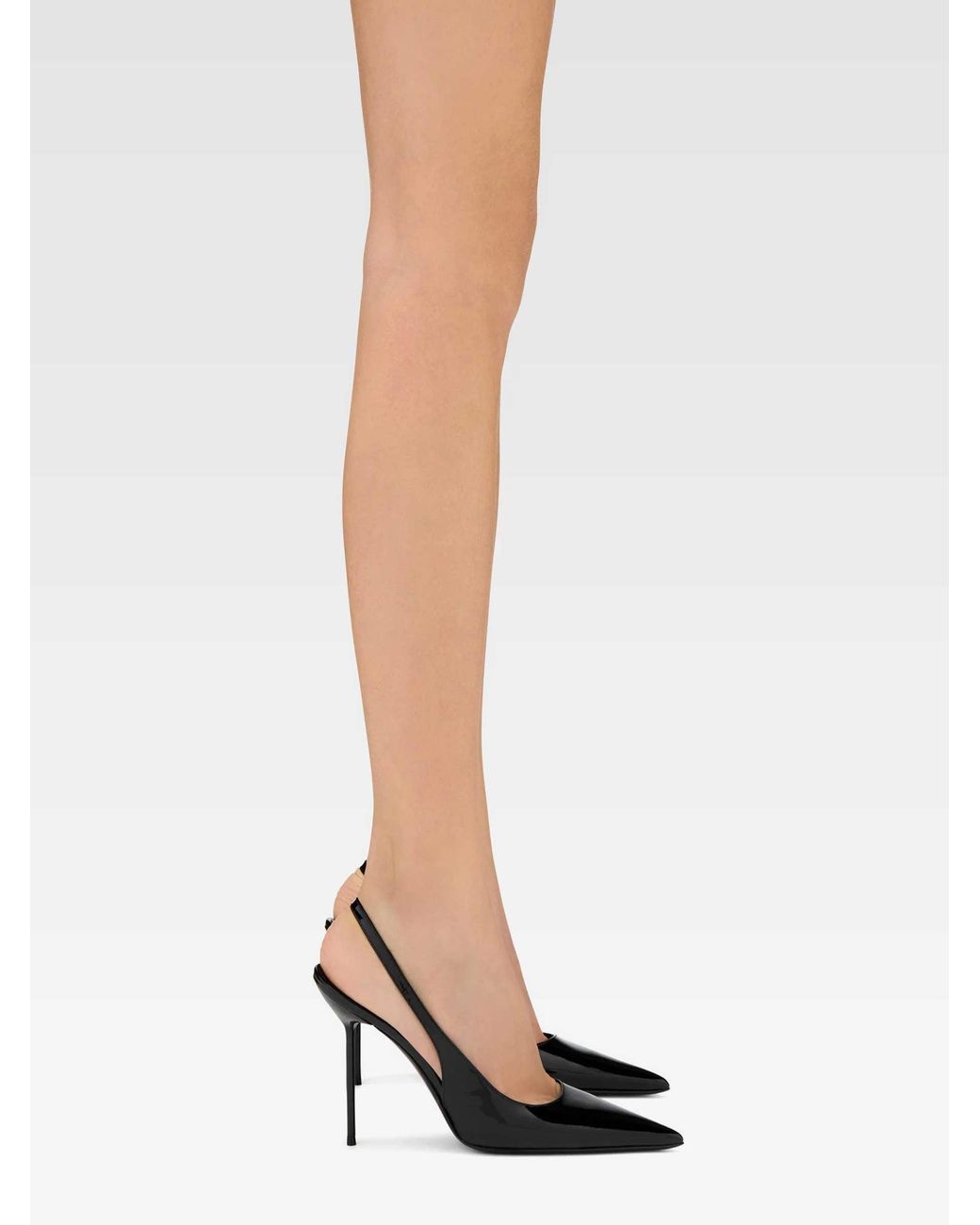 Paris Texas Black Lidia Slingbacks