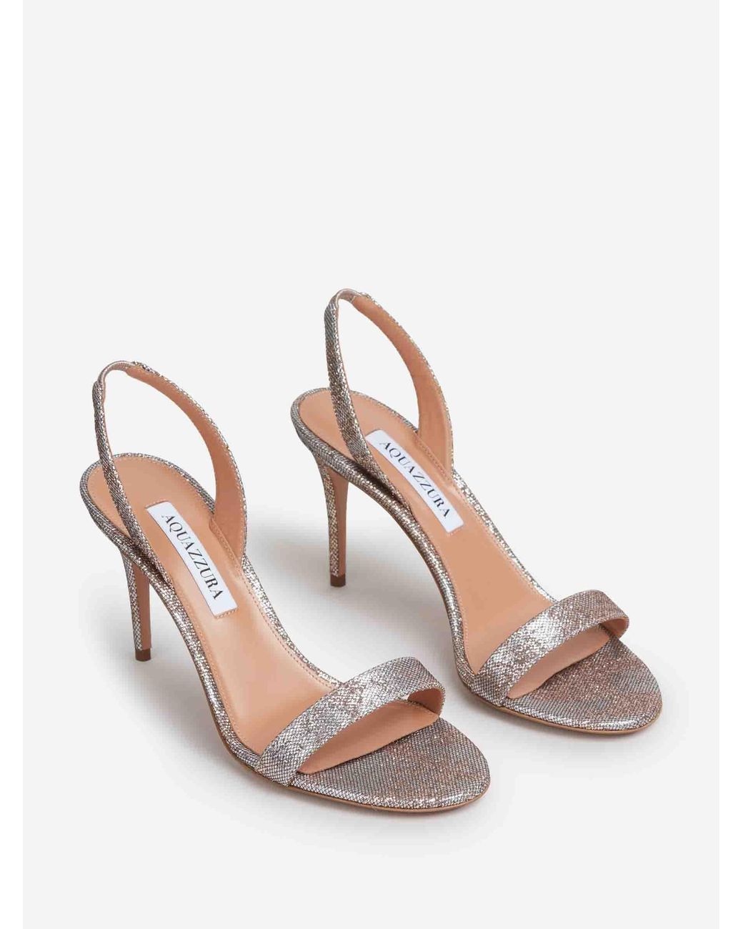 Aquazzura White So Nude Sandal