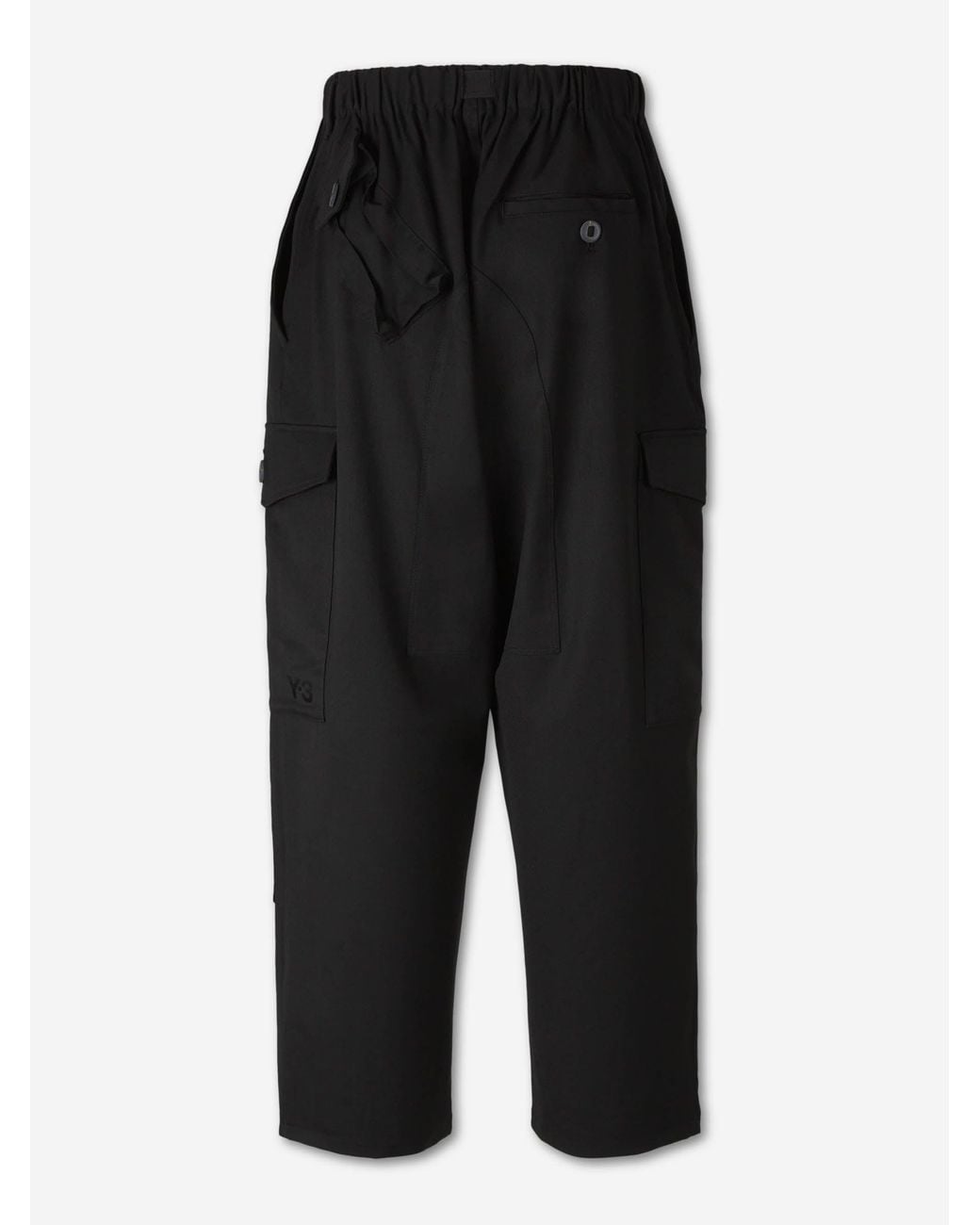 Y-3 Black Casual Pants With Pockets for men