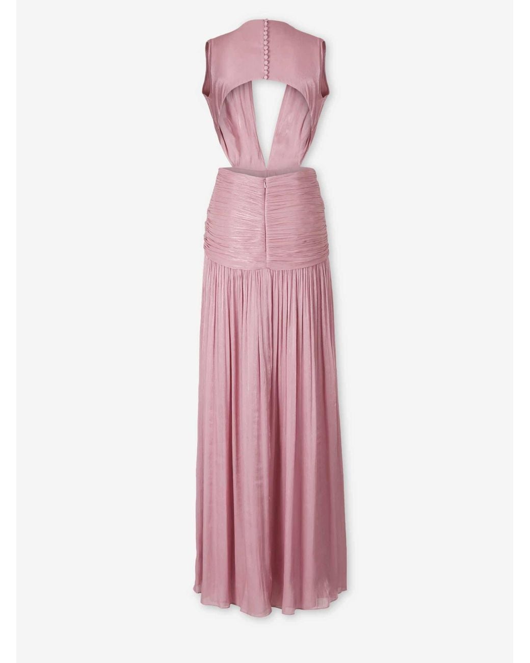 Costarellos Pink Maxi Dress Silla