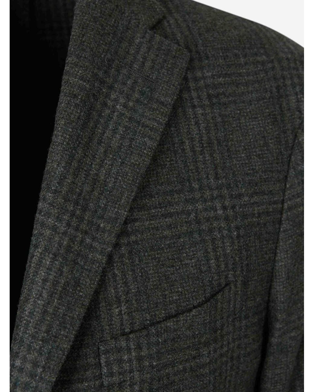 Boglioli Black Blazer Straight Wool for men